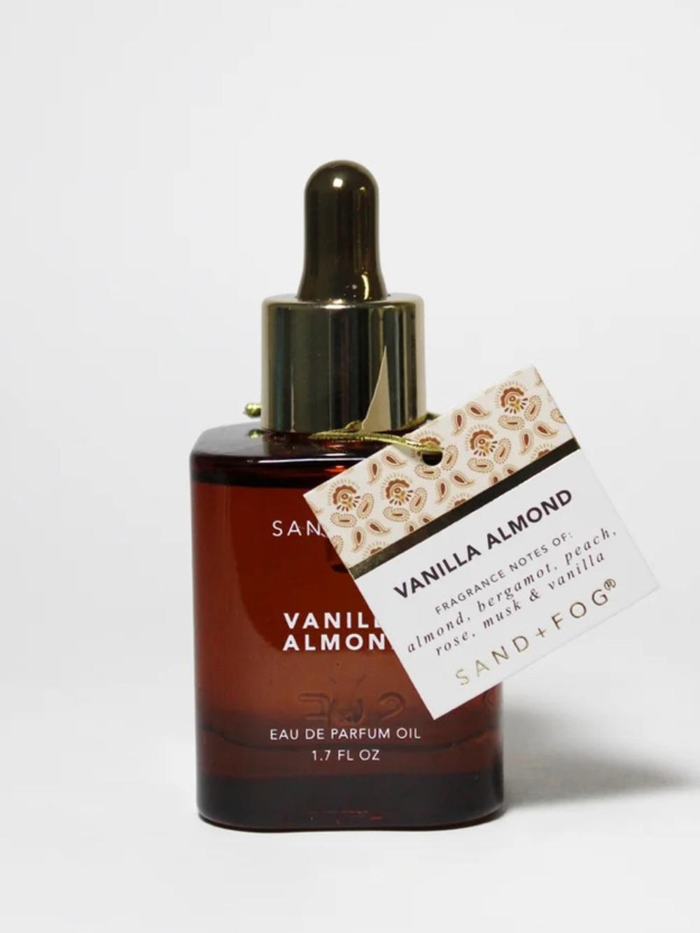 SAND + FOG Vanilla Almond Eau de Parfum Oil — 1.7 FL OZ (50 ML)